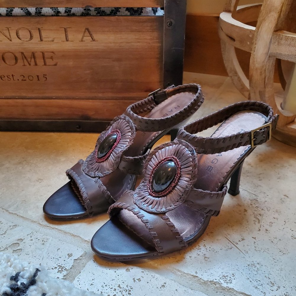 RAMPAGE Kaleb Womens Dress Sandals Heels 8.5M